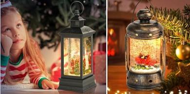 Декоративные новогодние светильники-фонарики от ЭРА