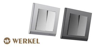 Новые цвета рамок Stark Werkel и механизмов: графит матовый и серебряный матовый