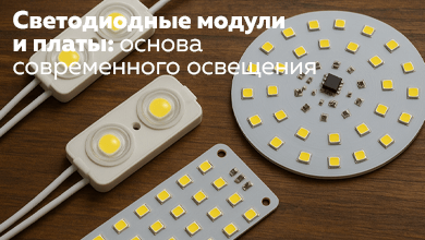 Светодиодные модули и платы: основа современного освещения