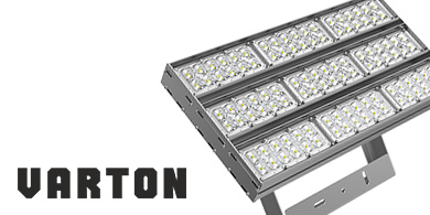 Промышленные светильники Olymp 2.0 VARTON с новой эллиптической оптикой – 15х50°