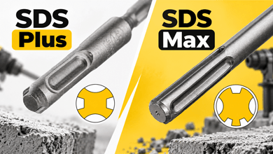 SDS Plus и SDS Max: в чем разница и что выбрать