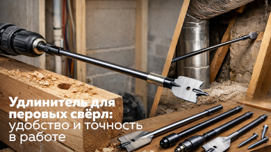 Удлинитель для перовых свёрл: удобство и точность в работе