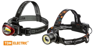 Расширение ассортимента налобных фонарей TDM Electric
