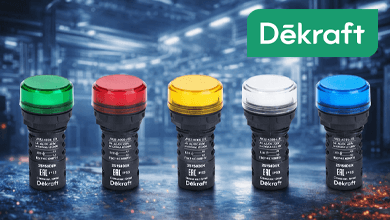 Систэм Электрик представила коммутационные лампы ЛК-22 Dekraft со степенью защиты IP55