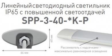 Линейные LED-светильники SPP-3 от ЭРА