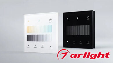 Сенсорные панели DALI SMART от Arlight: умное управление освещением с элегантным дизайном
