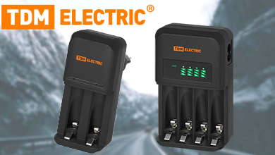 Новые зарядные устройства для Ni-MH аккумуляторов AA и AAA от TDM ELECTRIC