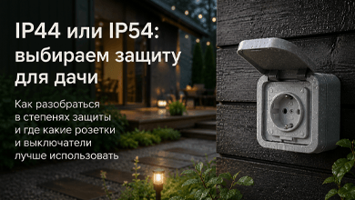 Дачная электрика: как выбрать защиту для розеток и выключателей