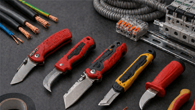 Нож электрика: виды и применение