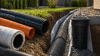Дренажные трубы: виды и применение