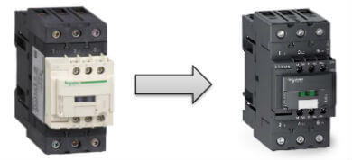 Замена в ассортименте контакторов TeSys Schneider Electric