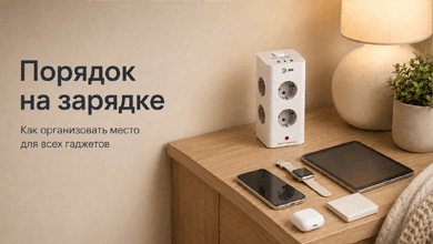 «Порядок на зарядке» — как организовать место для всех гаджетов