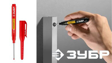 Новинка от ЗУБР: перманентный маркер КОЛИБРИ-45 для любых поверхностей и условий