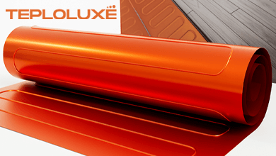 TEPLOLUXE EvoHeat: теплый пол для кварцвинила с запатентованной технологией AluScreen