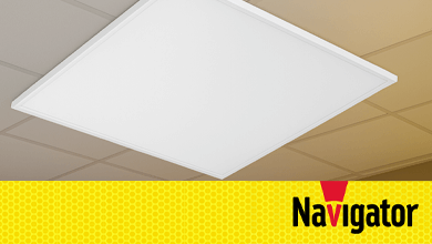 Новинка от Navigator: встраиваемые светодиодные панели серии NLP-PS4/OS6 для потолков Армстронг