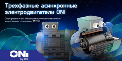 Асинхронные электродвигатели АИС ONI в монтажном исполнении IM2181