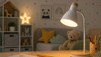Свет и стиль: настольные лампы для детской