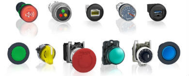 Кнопки, переключатели и сигнальные лампы Harmony Plus Schneider Electric