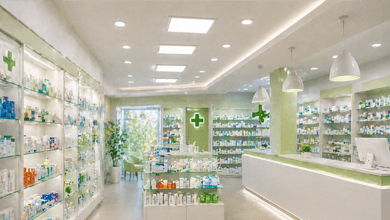 Основные правила освещения аптек