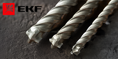 Новые буры Professional от EKF с усиленным сердечником и 4-заходной спиралью