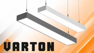 Линейные светильники VARTON А 3.0 и Е 3.0 для офисного и учебного освещения