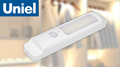 Новинка от Uniel — светильник для мебели ULM-F47 SENSOR IVORY с датчиком движения и освещенности