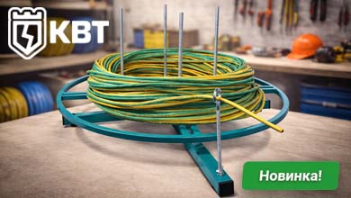 МРБ-70 ПРОФИ от КВТ: легкое вращение и точная фиксация бухт