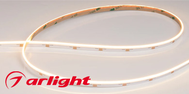 Светодиодная лента COB X480 SIDEVIEW ARLIGHT: тонкая линия бокового свечения