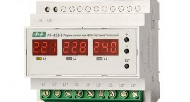 Новый переключатель фаз PF-451-1 на 63 А от Евроавтоматика ФиФ