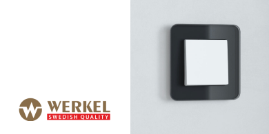 Серия стеклянных рамок Elite от Werkel расширена черным цветом