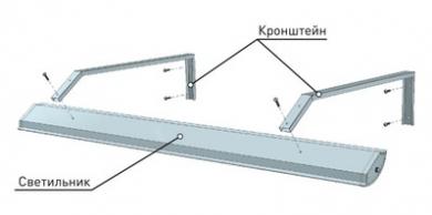 Кронштейны SPO-SCHOOL-SET для светильников над школьной доской от ЭРА