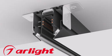 Магнитный трек MAG ORIENT STR G то ARLIGHT для натяжного потолка с гарпунной системой крепления