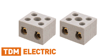 Керамический блок зажимов TDM ELECTRIC для надежной организации электрических соединений