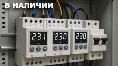 Модульные реле контроля напряжения: защита сети на автомате