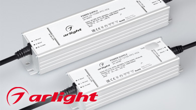 Герметичные источники напряжения ARPV LG VCA от ARLIGHT с регулируемым диапазоном напряжения