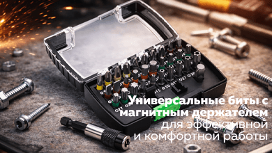 Универсальные биты с магнитным держателем для эффективной и комфортной работы