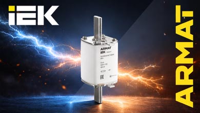 Плавкие вставки с характеристиками gBat и aBat ARMAT от IEK — надежная защита цепей постоянного тока