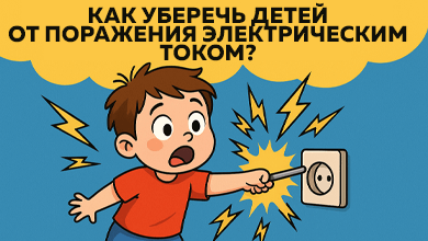 Как уберечь детей от поражения электрическим током: памятка для родителей