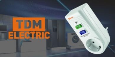 В складском наличии появилось УЗО в розетку от TDM ELECTRIC