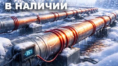 Обогрев трубопроводов: способы защиты труб от замерзания