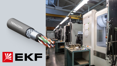 Новинка от EKF: кабель витая пара для промышленности с полиуретановой оболочкой