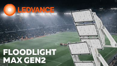 Новинка от LEDVANCE – модульные профессиональные LED-прожекторы для освещения больших объектов