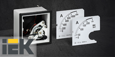 Амперметры Э47 со сменными шкалами IEK – универсальное решение 