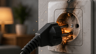 Почему трещит или искрит розетка