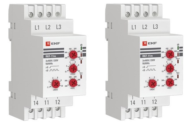 Новые реле контроля фаз RKF-11m EKF