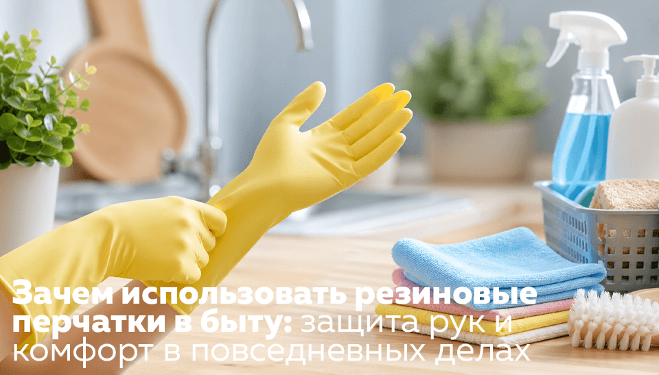 Зачем использовать резиновые перчатки в быту: защита рук и комфорт в повседневных делах