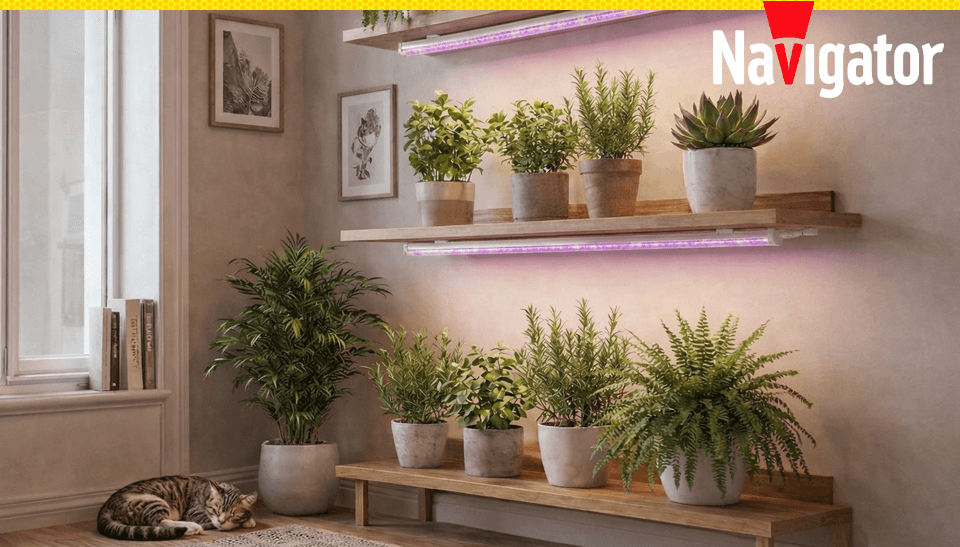 Растения растут быстрее: новая серия фитосветильников Navigator NEL-FITO