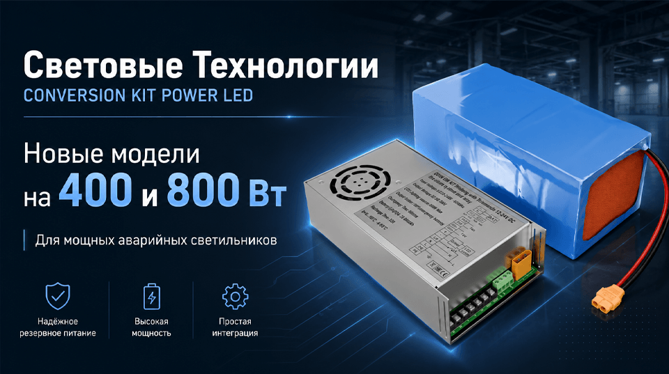 Световые Технологии представили CONVERSION KIT POWER LED на 400 и 800 Вт