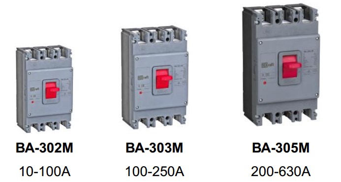 Новая серия выключателей ВА-300М от DEKraft