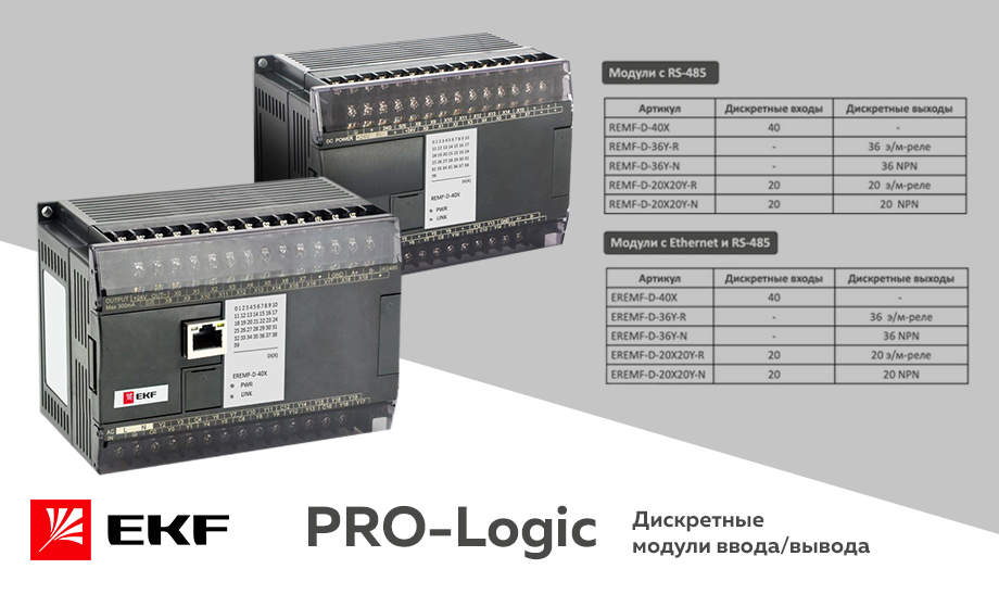 Модули ввода/вывода PRO-Logic EKF 